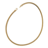 David Yurman Gold Twisted Cable Gold Choker Necklace 0001754