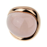 De Grisogono 79 Carat Pink Quartz Rose Gold Ring 0000945