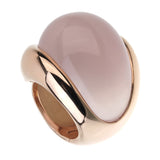 De Grisogono 79 Carat Pink Quartz Rose Gold Ring 0000945