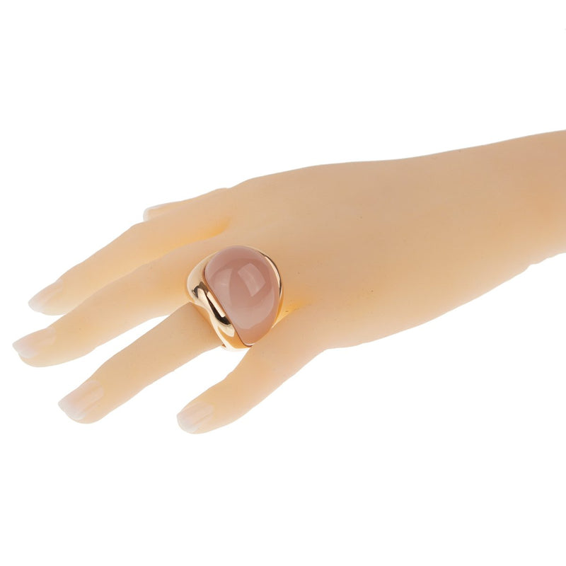 De Grisogono 79 Carat Pink Quartz Rose Gold Ring 0000945