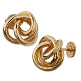 De Grisogono Love Knot Rose Gold Stud Earrings 0003056