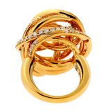 De Grisogono Matassa Diamond Rose Gold Ring 0000560