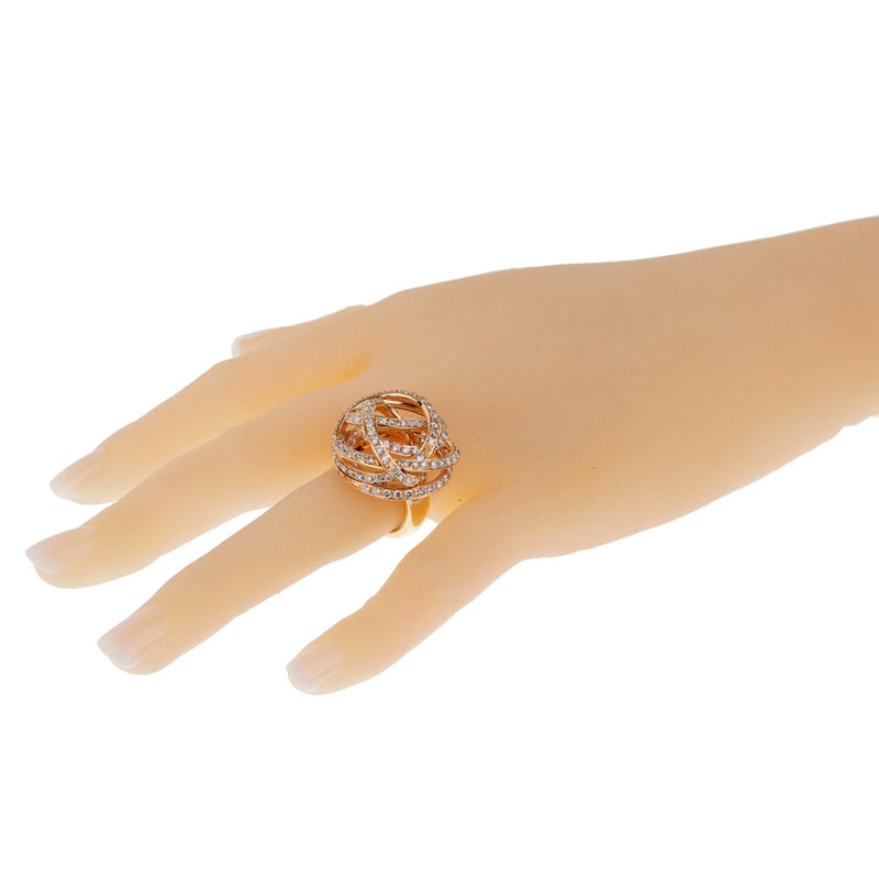 De Grisogono Matassa Diamond Rose Gold Ring 0000560