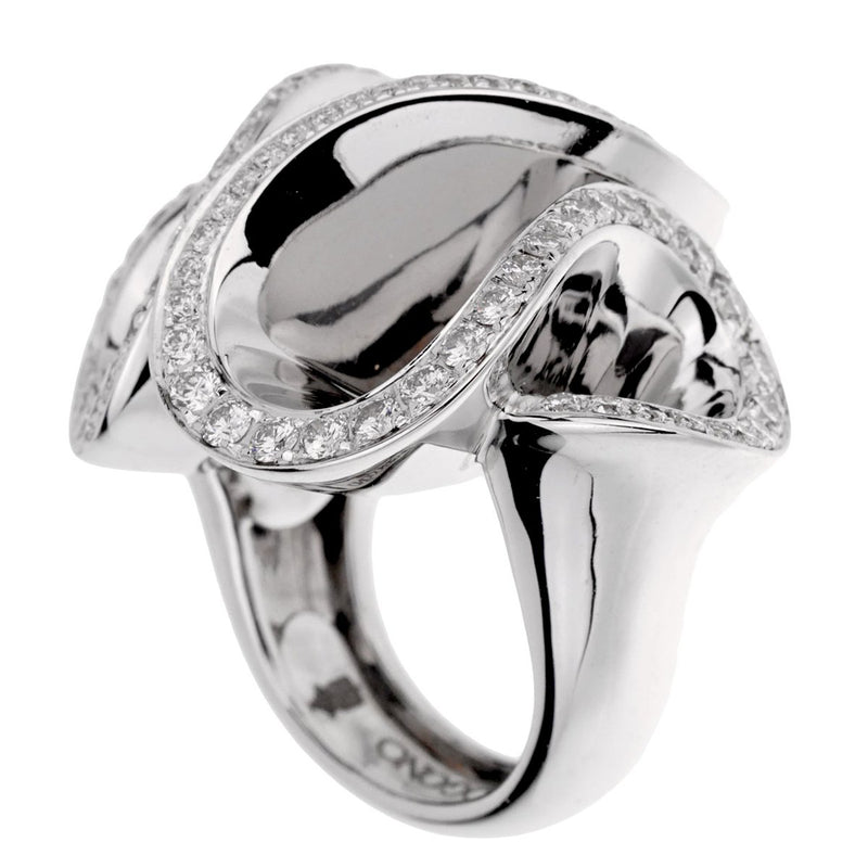 De Grisogono Zigana White Gold Diamond Ring 0001998