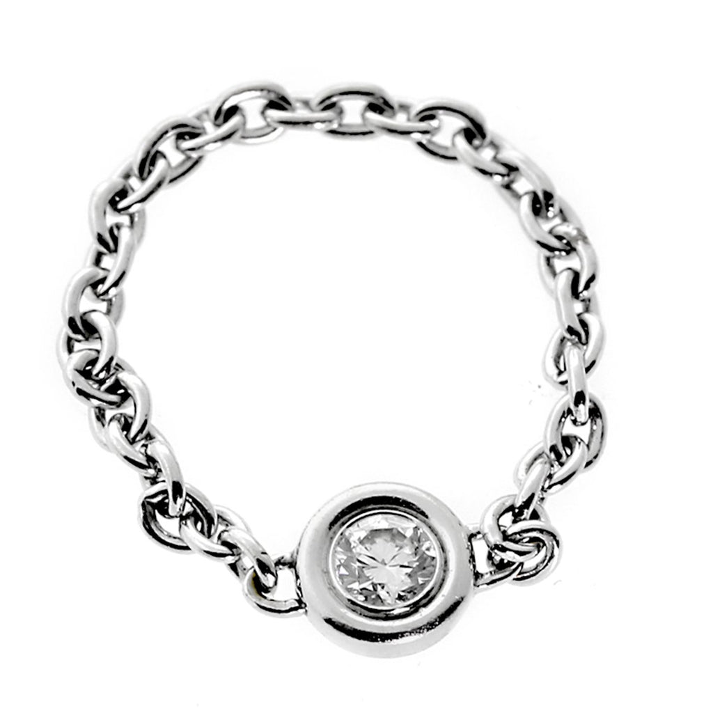 【DIOR】CHRISTIAN DIOR COUTURE CHAIN LINK RING/マルチカラー Dior Chain Link Diamond Gold Ring – Opulent Jewelers