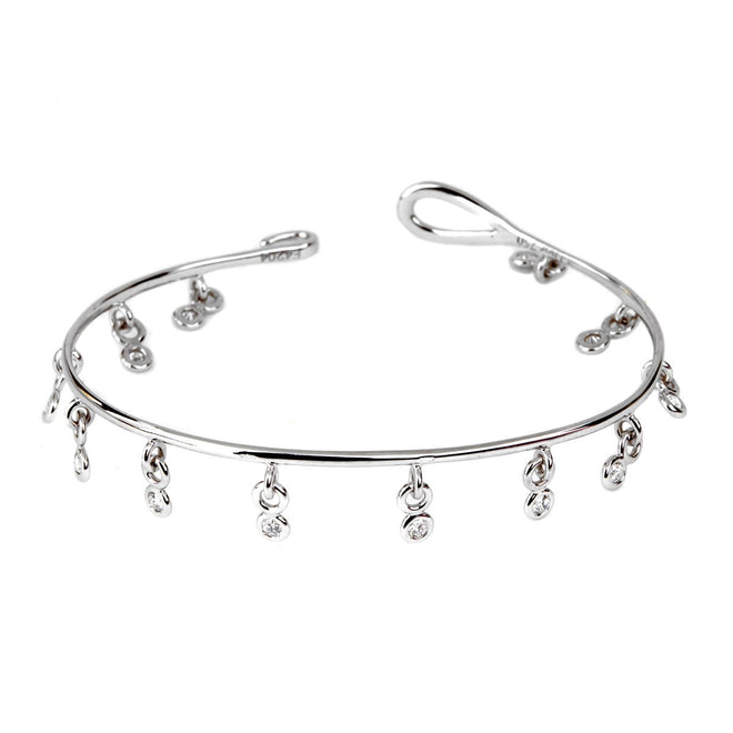 Dior Dangling Diamond Bangle Bracelet 0000858