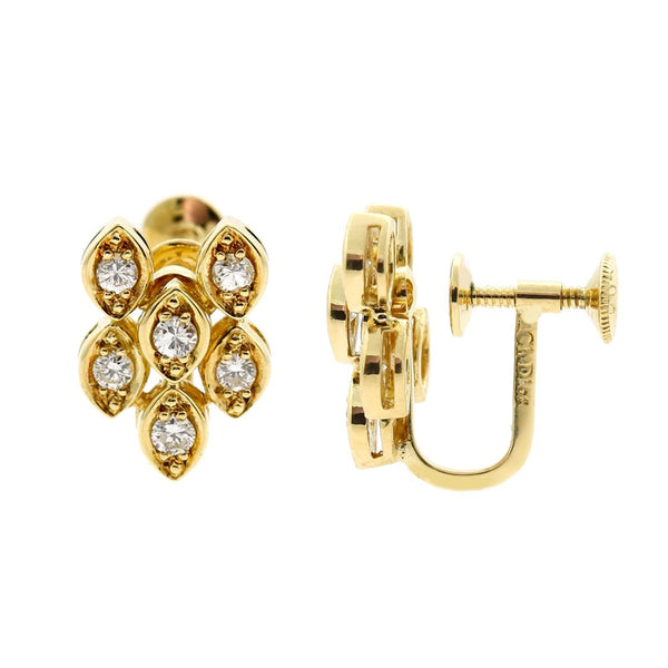 Dior Diamond Gold Earrings 0000517