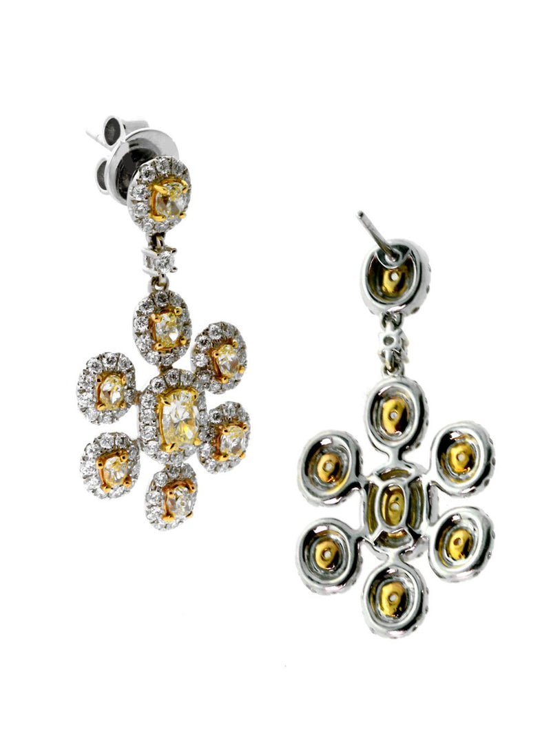Estate Canary Diamond Earrings 6.60ct estate-canary-diamond-earrings-660ct