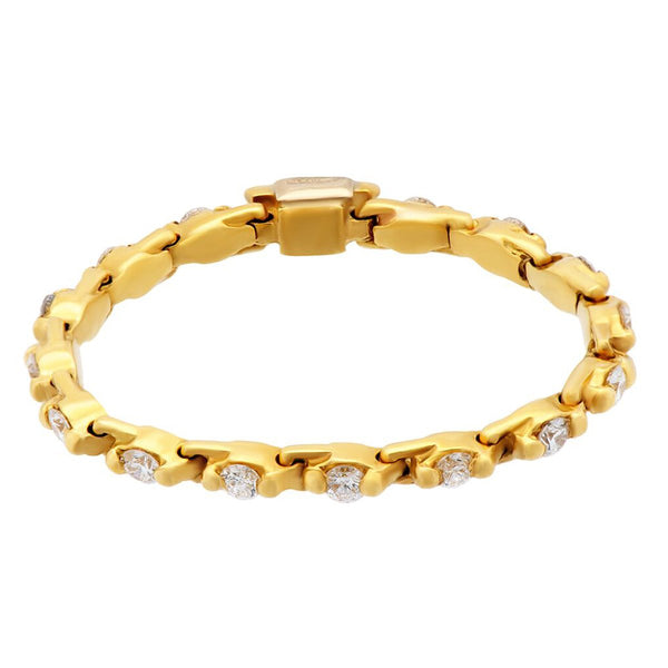 Estate Yellow Gold Diamond Eternity Ring 0000982