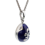 Faberge Limited Edition Egg Enamel Diamond Pendant Necklace 0003039