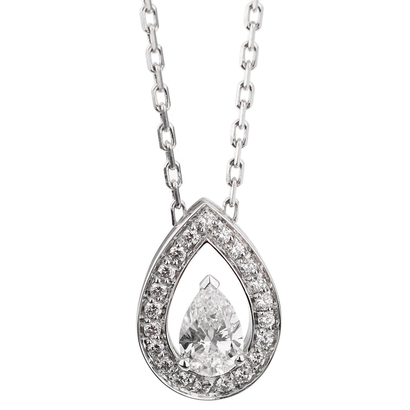 Fred of Paris .77ct Lovelight White Gold Diamond Necklace 0002750