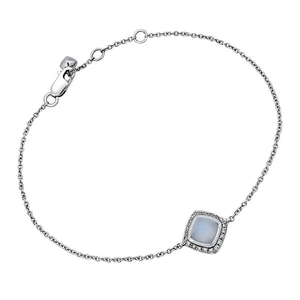 Fred of Paris Chalcedony Diamond White Gold Bracelet 0003024-35