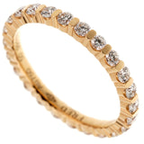 Fred of Paris Diamond Eternity Rose Gold Ring 0002580
