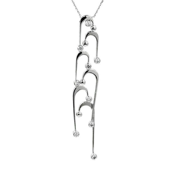 Fred of Paris Diamond Necklace 18k White Gold fredcane