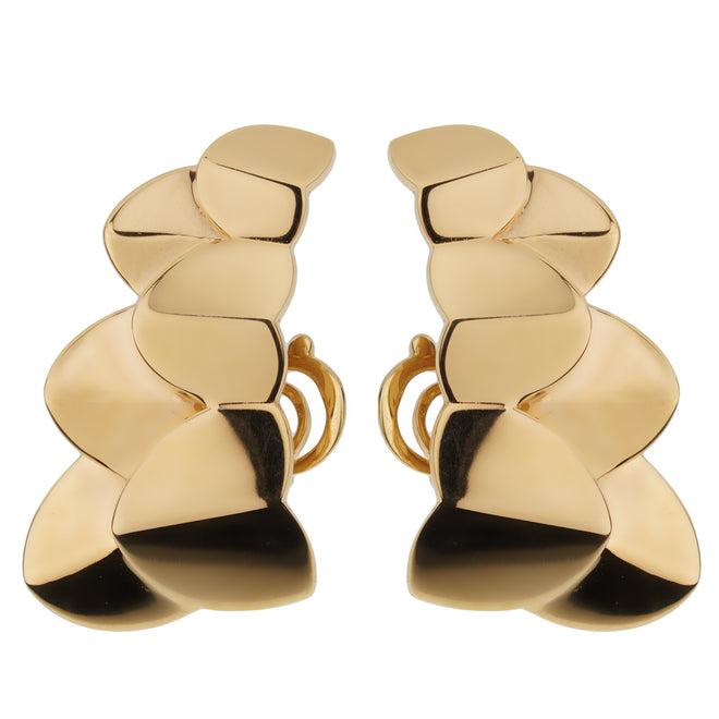 Fred of Paris Double Arc Yellow Gold Earrings 0002993