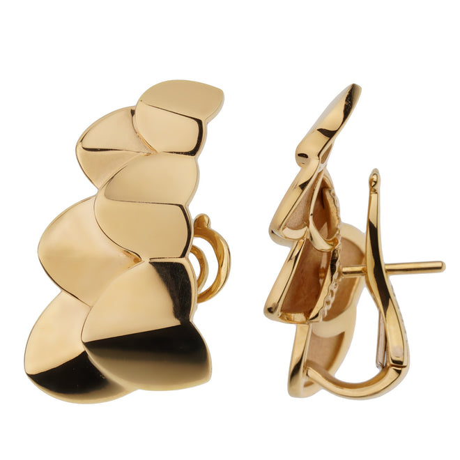 Fred of Paris Double Arc Yellow Gold Earrings 0002993