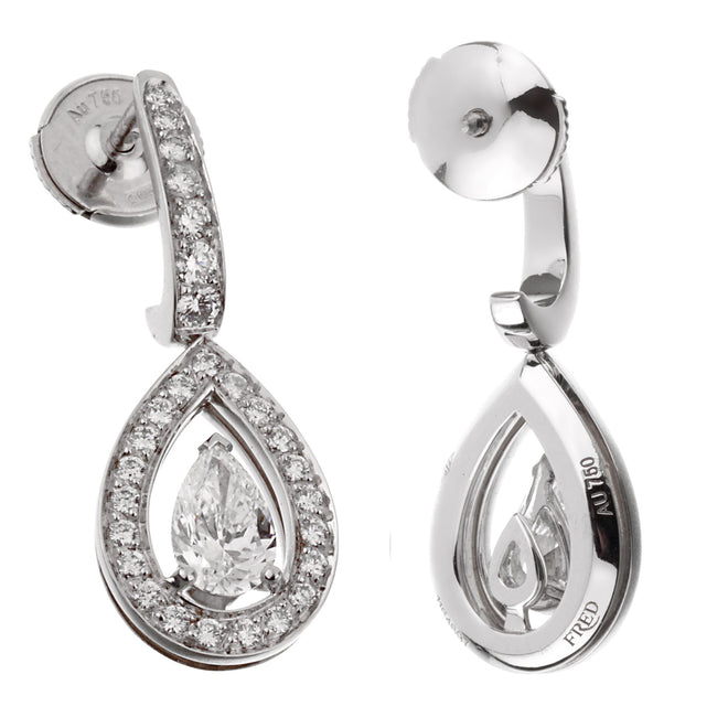 Fred of Paris Lovelight Diamond Drop Earrings 0002756