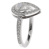 Fred of Paris Lovelight Pear Shaped .67ct Diamond Engagement Ring 0002744