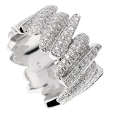 Fred of Paris Pave Diamond White Gold Ring Size 7 0003140