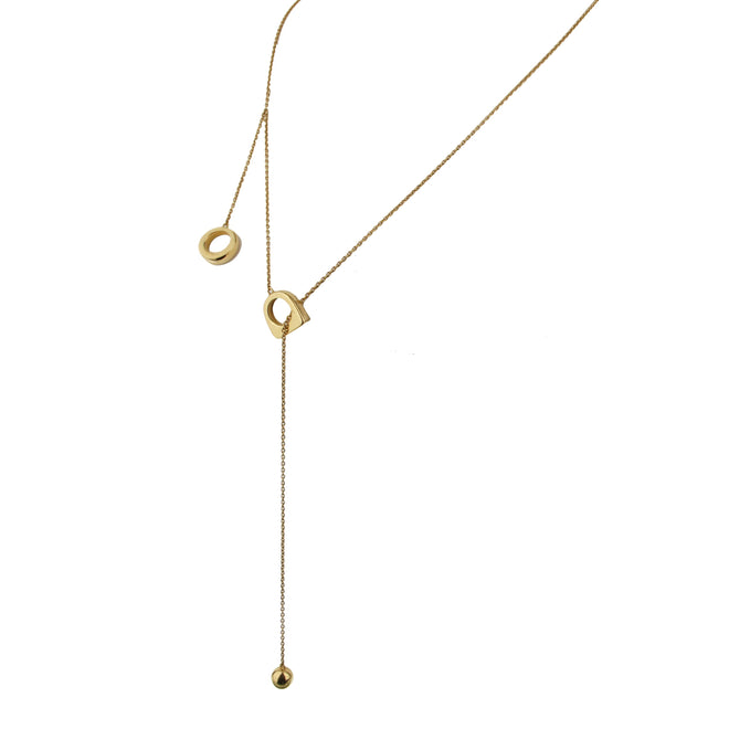 Fred of Paris Success Yellow Gold Lariat Necklace 0003387