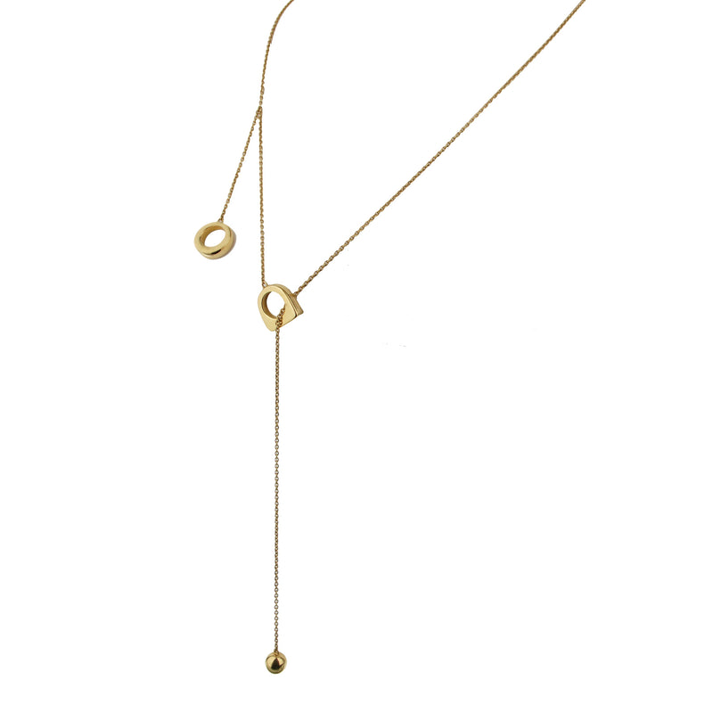 Fred of Paris Success Yellow Gold Lariat Necklace 0003387