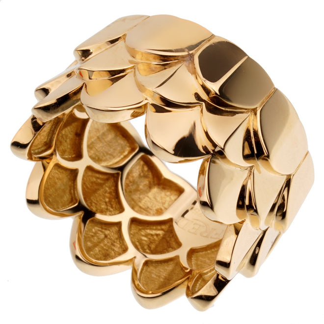 Fred of Paris Triple Arc Yellow Gold Band Ring Sz 6 1/2 0002866