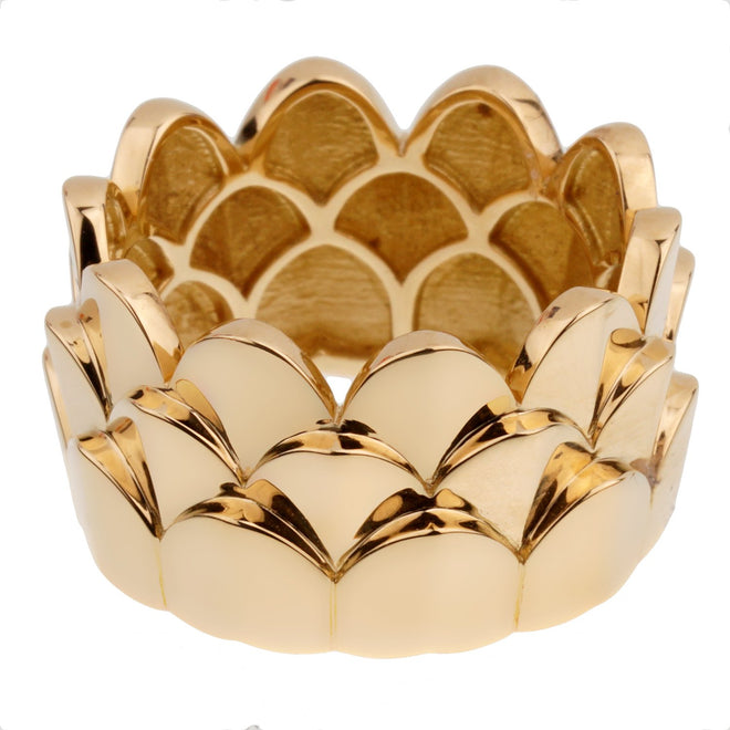 Fred of Paris Triple Arc Yellow Gold Band Ring Sz 6 1/2 0002866