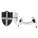 Garrard Diamond Shield White Gold Cufflinks 0000301