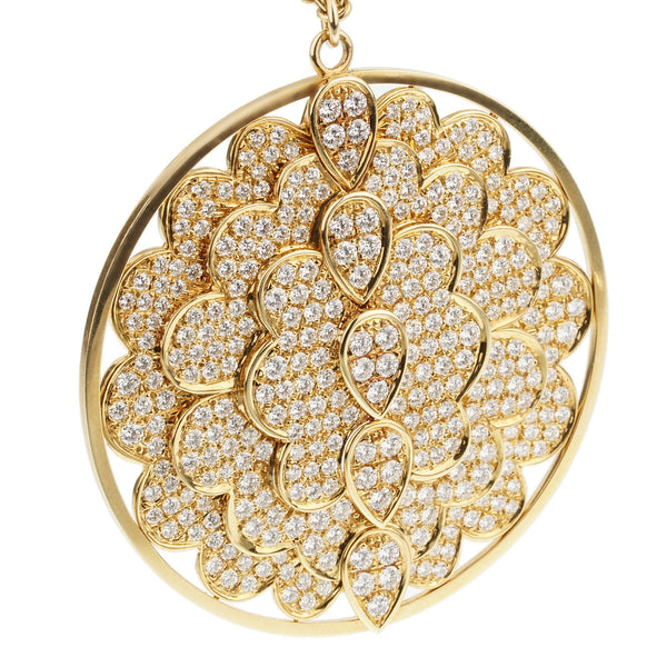 Louis Vuitton Flower White Gold Pendant Leather Necklace – Opulent Jewelers