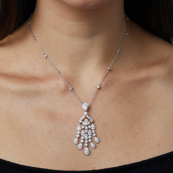 Diamond Necklace As Jewelry Luxurious, Expensive Jewellery, Stock