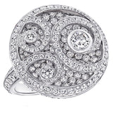 Graff Diamond Wave White Gold Cocktail Ring 0002724