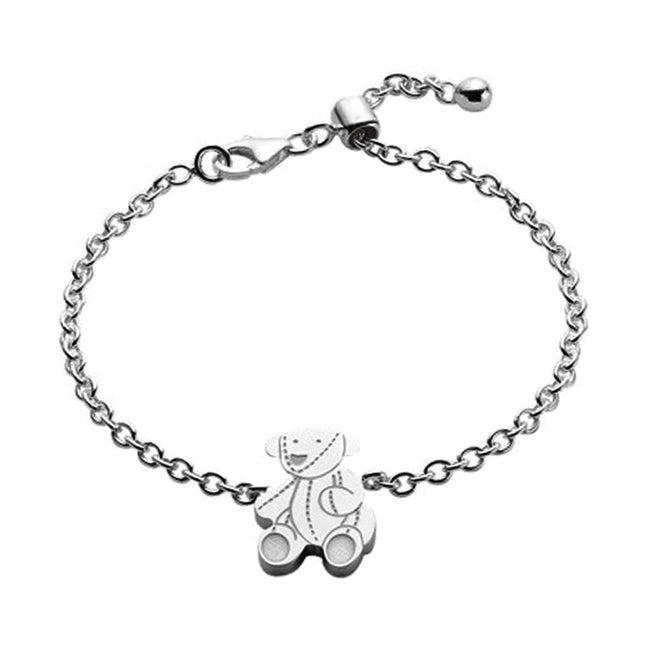 Gucci Baby Teddy Bear Silver Bracelet 0000740