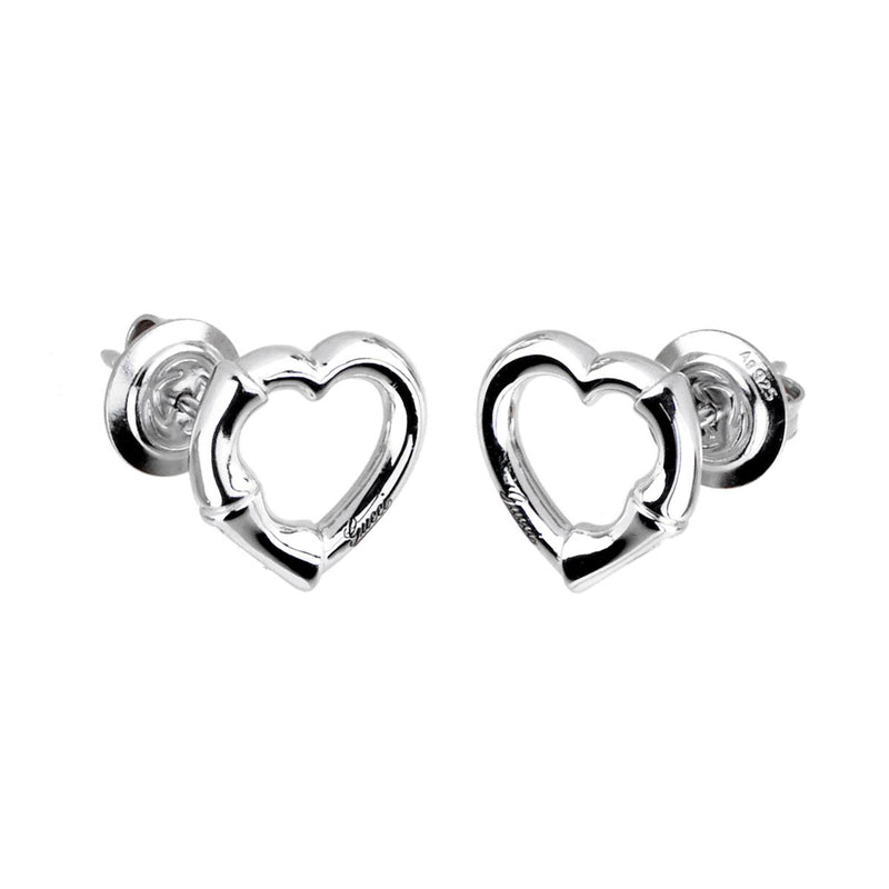 Gucci Bamboo Heart Stud Earrings 0000778