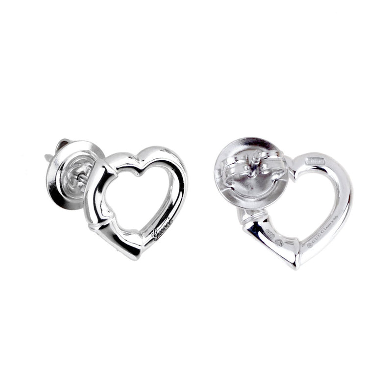 Gucci Bamboo Heart Stud Earrings 0000778