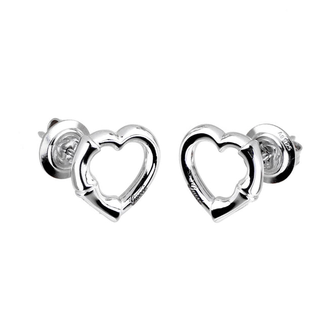 Gucci Bamboo Heart Stud Earrings 0000779