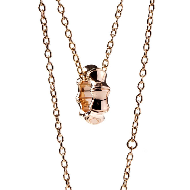 Gucci Bamboo Rose Gold Necklace 0000665