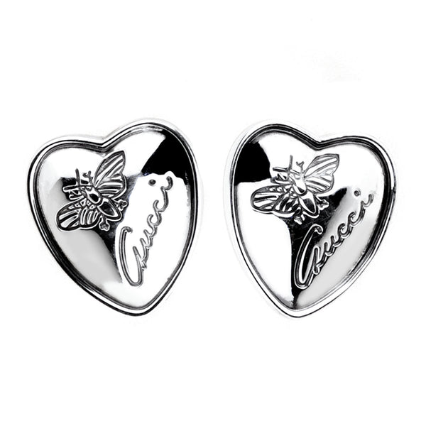 Gucci Butterfly Heart Stud Earrings 0000756