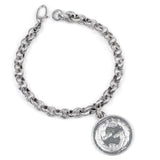 Gucci Charm Double G Bee Silver Bracelet 0000722