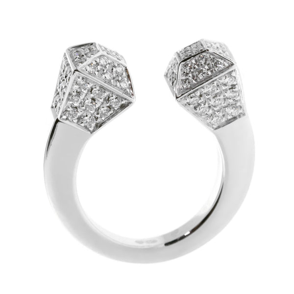 Gucci Chiodo Diamond White Gold Ring GCC6318