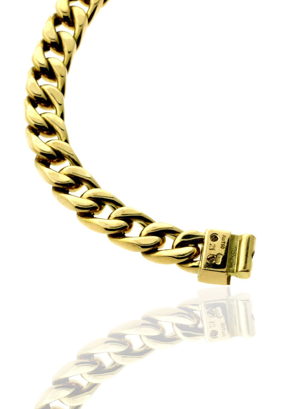 Gucci Cuban Link 18k Yellow Gold Bracelet 8.34958E+15