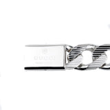 Gucci Cuban Link Chain Silver Bracelet 0000734