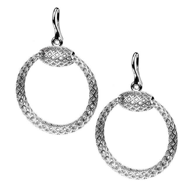 Gucci Diamantissima Hoop Silver Earrings 0000681
