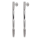 Gucci Diamond 18k White Gold Drop Earrings 0001048