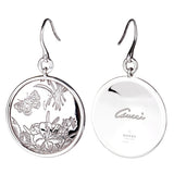 Gucci Flora Silver Drop Earrings 0000805