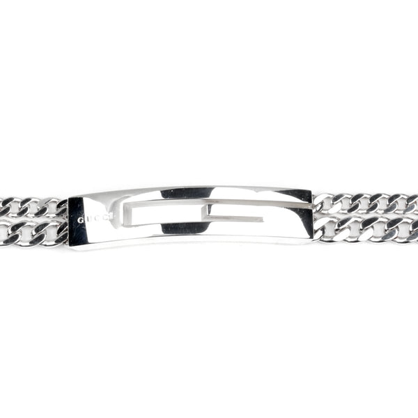 Gucci G Id Sterling Silver Bracelet 0000729