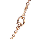 Gucci Horsebit Black Diamond Rose Gold Necklace 0000662