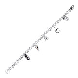 Gucci Horsebit Charm Silver Bracelet 0000818