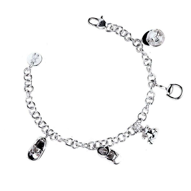 Gucci Horsebit Charm Silver Bracelet 0000820