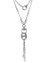 Gucci Horsebit Diamond Necklace in White Gold GCC3345