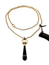 Gucci Horsebit Diamond Rose Gold Necklace GCC10002